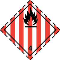 Знак опасности 4.1