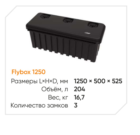 Ящик инструментальный «FLYBOX 1250»