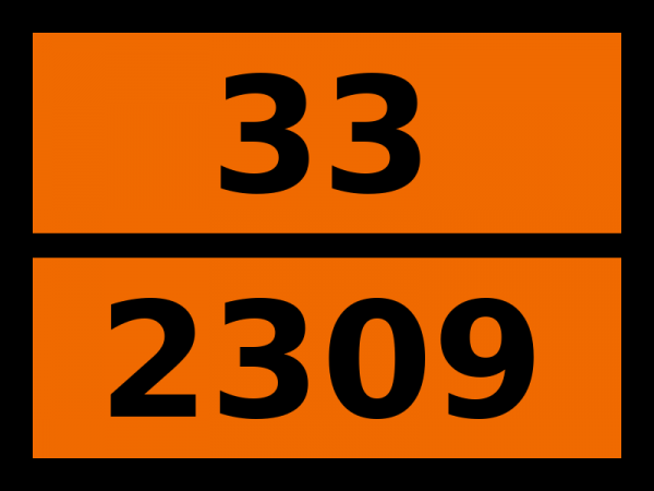 Табличка опасный груз "33-2309. Октадиен"