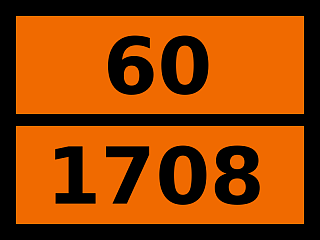 Табличка опасный груз "60-1708. Толуидины жидкие"