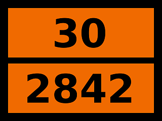 Табличка опасный груз "30-2842. Нитроэтан"