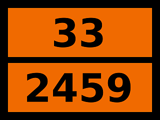 Табличка опасный груз "33-2459. 2-метилбутен-1"