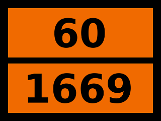 Табличка опасный груз "60-1669. Пентахлорэтан"