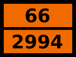 Табличка опасный груз "66-2994. Пестицид мышьяксодержащий жидкий токсичный"