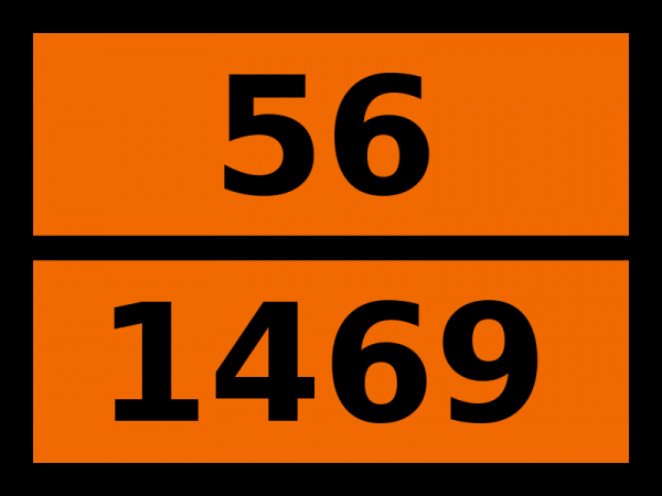 Табличка опасный груз "56-1469. Свинца нитрат"