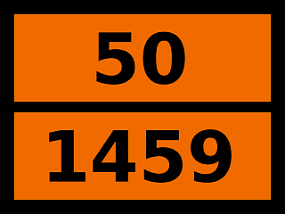 Табличка опасный груз "50-1459. Хлората и магния хлорида смесь твердая"