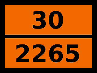Табличка опасный груз "30-2265. N,n-диметилформамид"