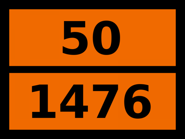 Табличка опасный груз "50-1476. Магния пероксид"