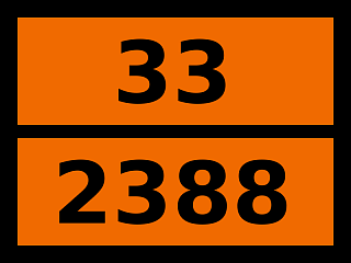Табличка опасный груз "33-2388. Фтортолуолы"