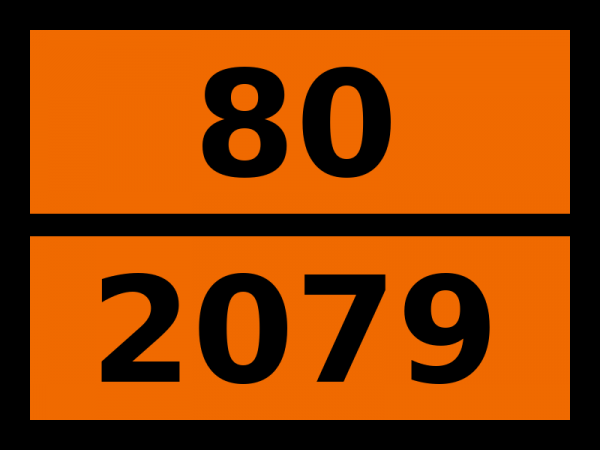 Табличка опасный груз "80-2079. Диэтилентриамин"