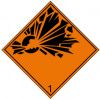 Класс 1.1, 1.2, 1.3 Взрывчатые вещества (наклейка)