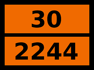 Табличка опасный груз "30-2244. Циклопентанол"