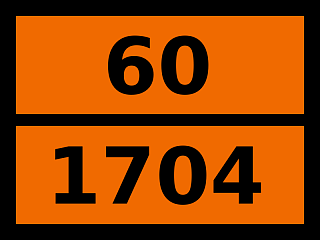 Табличка опасный груз "60-1704. Тетраэтилдитиопирофосфат"
