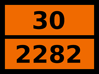 Табличка опасный груз "30-2282. Гексанолы"