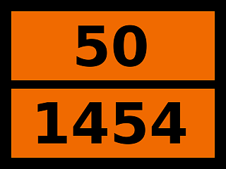 Табличка опасный груз "50-1454. Кальция нитрат"