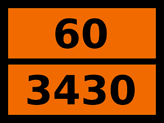 Табличка опасный груз "60-3430. Ксиленолы жидкие"