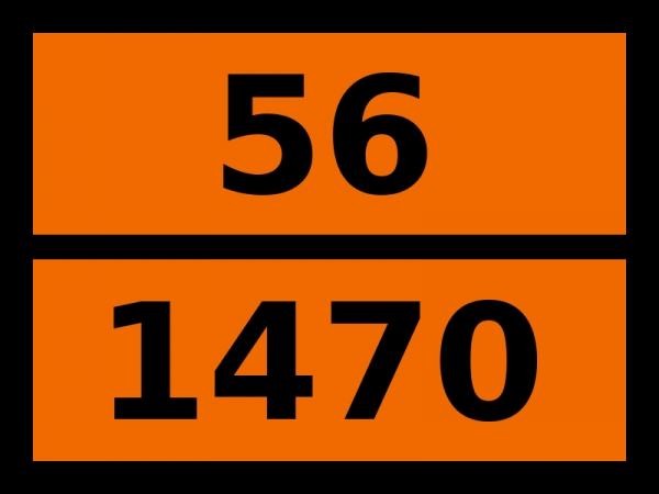 Табличка опасный груз "56-1470. Свинца перхлорат твердый"