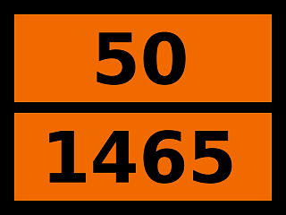 Табличка опасный груз "50-1465. Дидима нитрат"