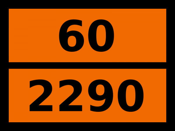 Табличка опасный груз "60-2290. Изофорондиизоцианат"