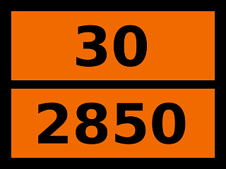 Табличка опасный груз "30-2850. Пропилена тетрамер"