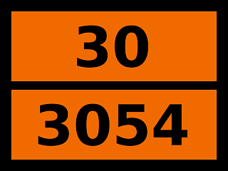 Табличка опасный груз "30-3054. Циклогексилмеркаптан"