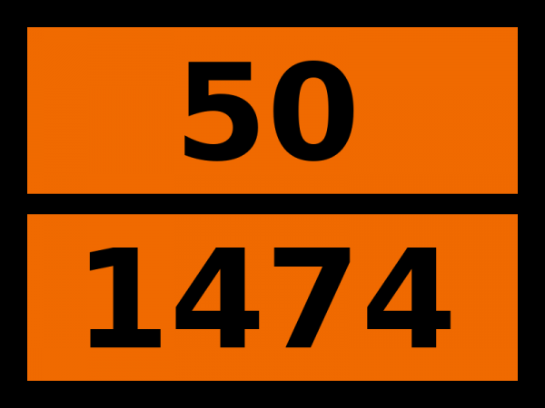Табличка опасный груз "50-1474. Магния нитрат"