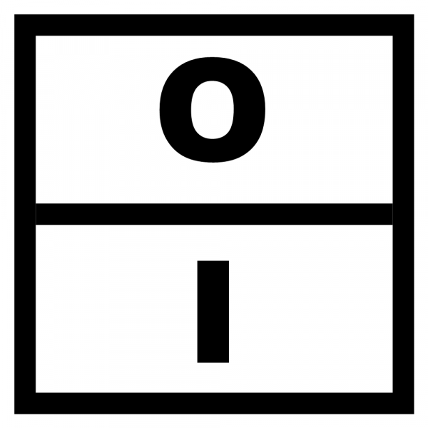 Знак класса отходов I (О/I)
