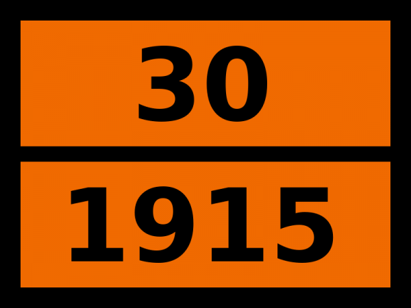 Табличка опасный груз "30-1915. Циклогексанон"
