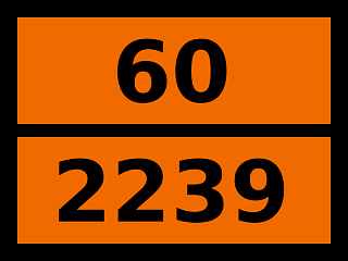 Табличка опасный груз "60-2239. Хлортолуидины твердые"