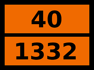 Табличка опасный груз "40-1332. Метальдегид"