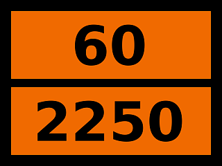 Табличка опасный груз "60-2250. Дихлорфенилизоцианаты"