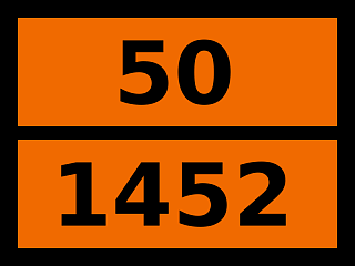 Табличка опасный груз "50-1452. Кальция хлорат"